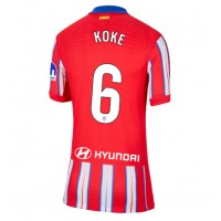 Billiga Atletico Madrid Koke #6 Hemma fotbollskläder Dam 2024-25 Kortärmad